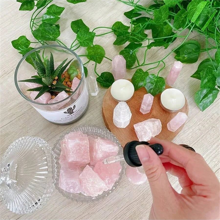 Cuarzo Rosa Natural — Piedra del Amor y Sanación